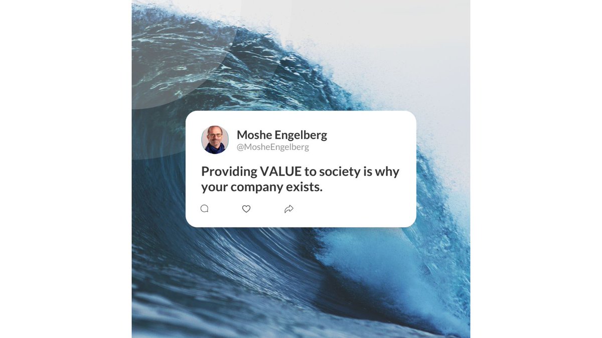 I believe business is the most powerful force for good there is. And it’s mostly untapped - which creates an incredible opportunity for growth and prosperity.

Take a moment now and recommit to the “why” - why does your business exist?