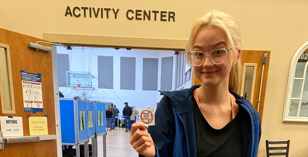 My 18 year old voted for the first time. Proud poppa! #Vote