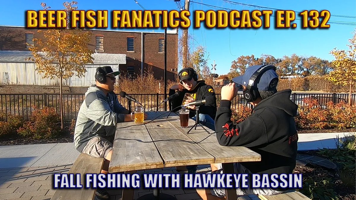 New BFF episode with Hawkeye Bassin himself. Drinks at Twisted Vine Brewery and talk Mississippi Walleyes/Saugers/Saugeyes, Trout vs. Hybrid Stripe Bass Stamps, and Blowing up fishing spots.All in  typical BFF Style.
youtu.be/pLH0vEs9DCk <Video
beerfishfanatics.buzzsprout.com<Audio