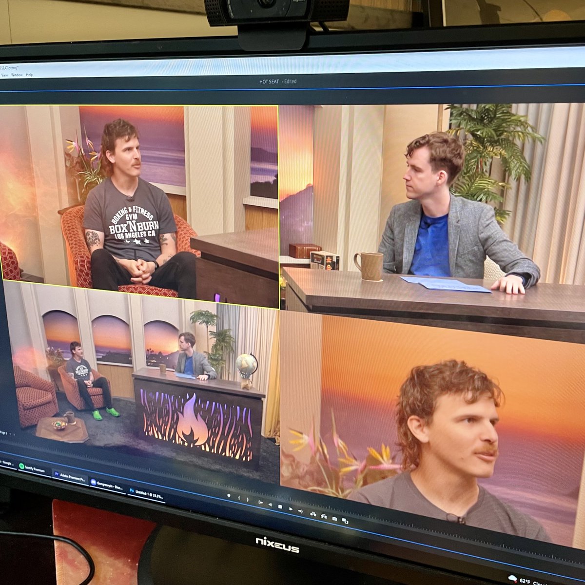 Thank you so much to <a href="/Idubbbz/">idubbbz</a> for helping me become a talk show host! "The Hot Seat" is out now, and we are very excited to be bringing talk shows back!
