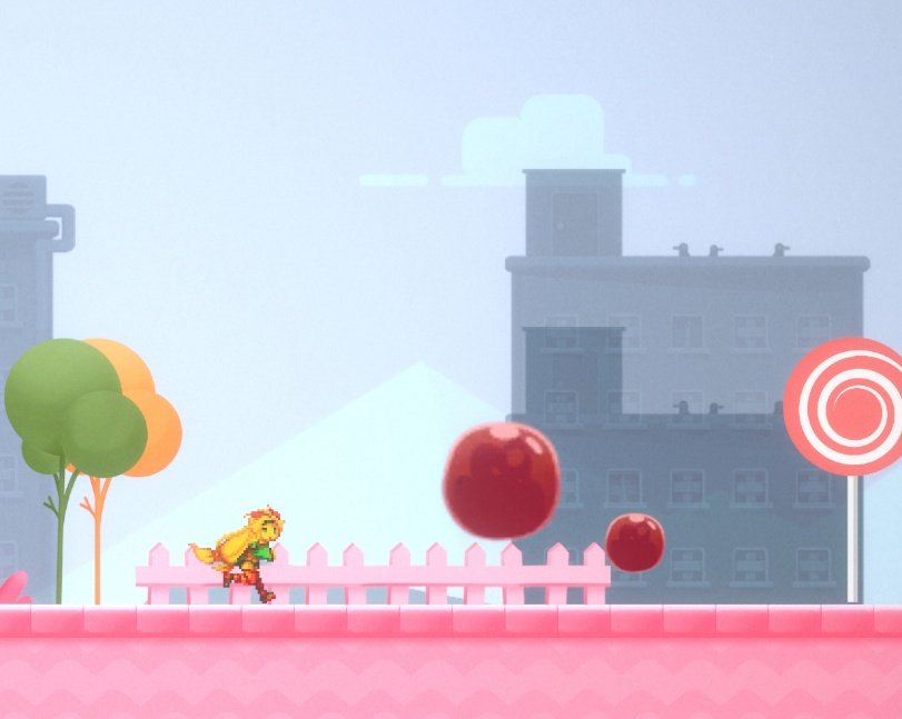 ShangrilaCreate's tweet image. キャラクターを差し替えるだけでテンプレートゲームのイメージが大きく変わります。

#unityしゃんぐりら　#unitylearn #unity2d