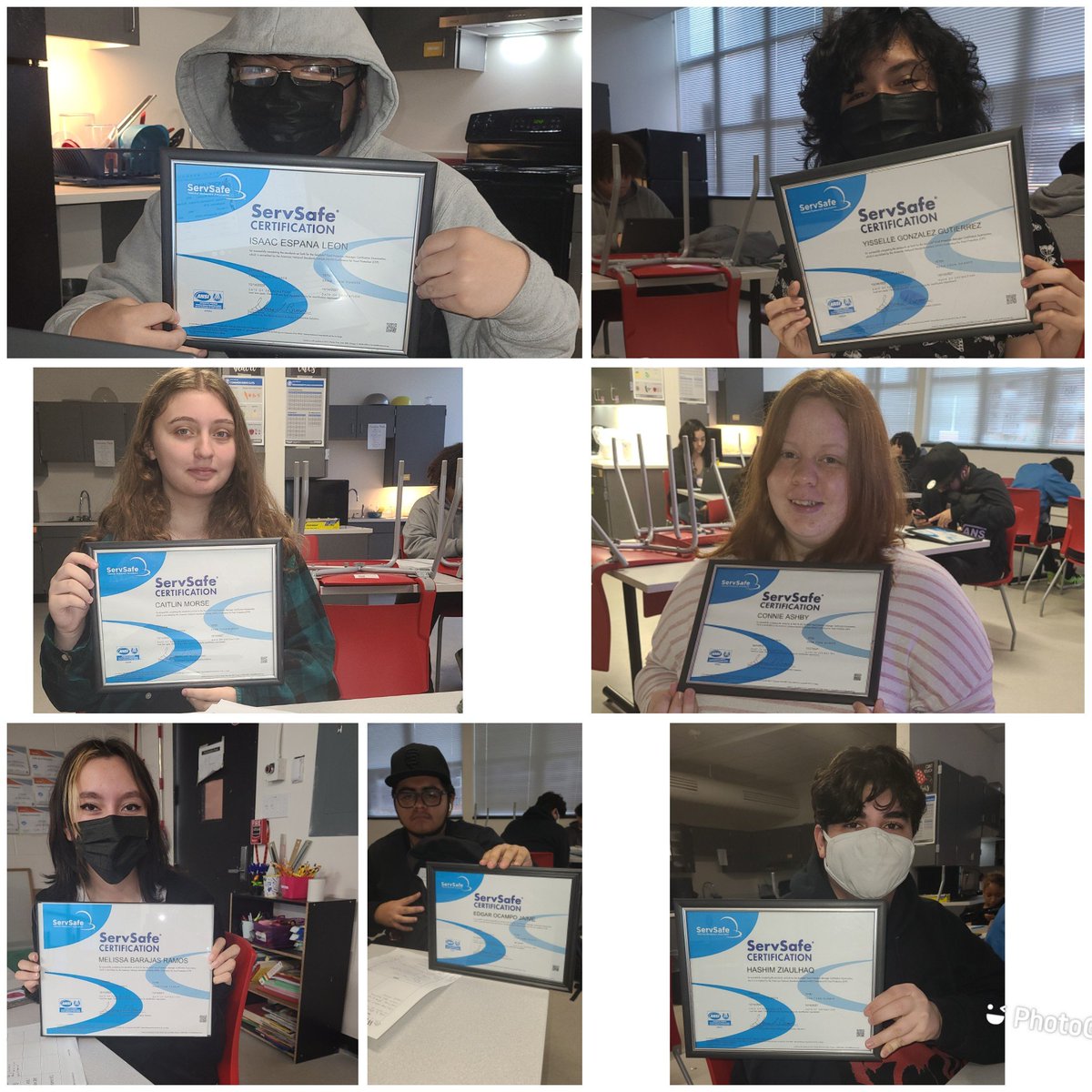 Late Post. Even with one missing, proud teaching moment. These kids worked hard and it paid off. Congratulations to all who attempted the certification and kudos to the elite 8 that passed. <a href="/GrahamRedDevils/">Graham High School</a> <a href="/TeachABSS/">Teach ABSS</a>