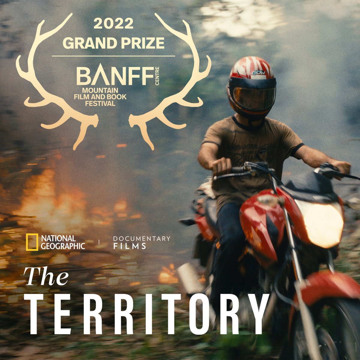 natgeodocs's tweet photo. Congratulations to THE TERRITORY for taking home the GRAND PRIZE at @BanffMtnFest! https://t.co/Jc9sxrDCu1