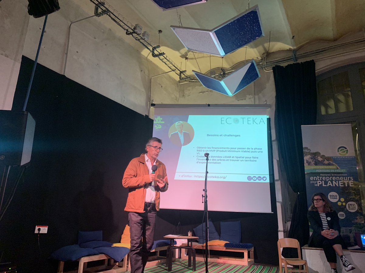 [#Lundisdelatransition <a href="/eplplanete/">Entrepreneurs Pour La Planète</a> x <a href="/marseille/">Ville de Marseille</a>] #EricWoloch #ecoTeka “Nous mettons le meilleur de la technologie au service de la biodiversité. Préserver, Reconnecter, Restaurer. Nous avons développé un outil qui permet de répertorier le patrimoine arboré des villes.”