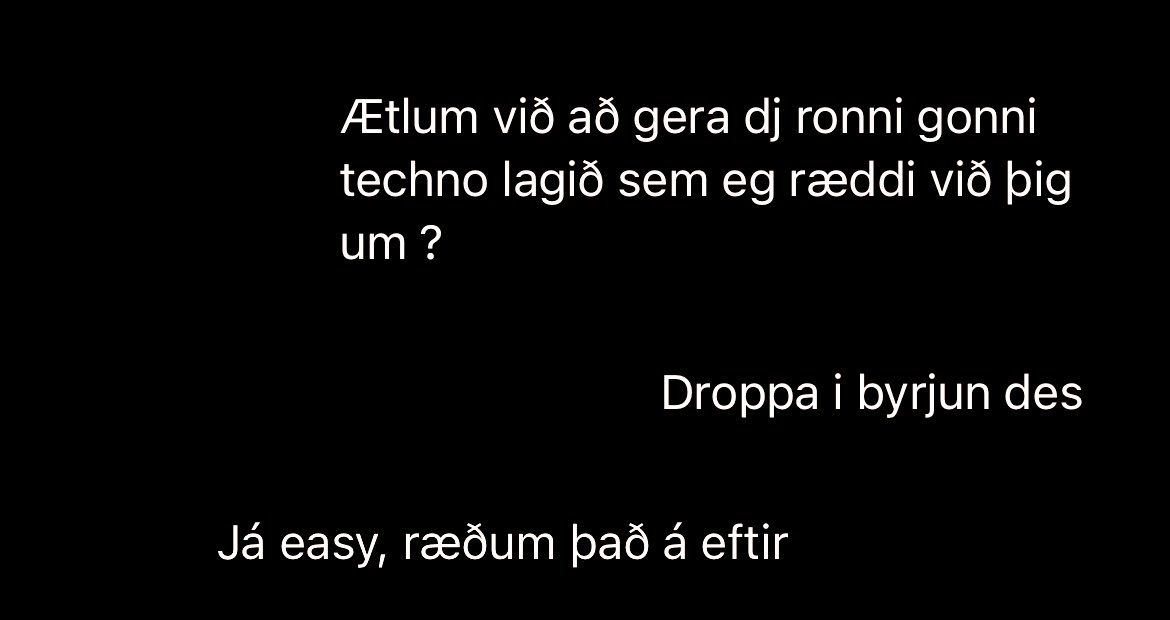 300 like og Dj Ronni Gonni droppar techno lagi, svipaður fylingur og dj muscleboy nema ekki bodybuilding þema heldur undirheima þema bara geðrof í jórufelli og með þvi