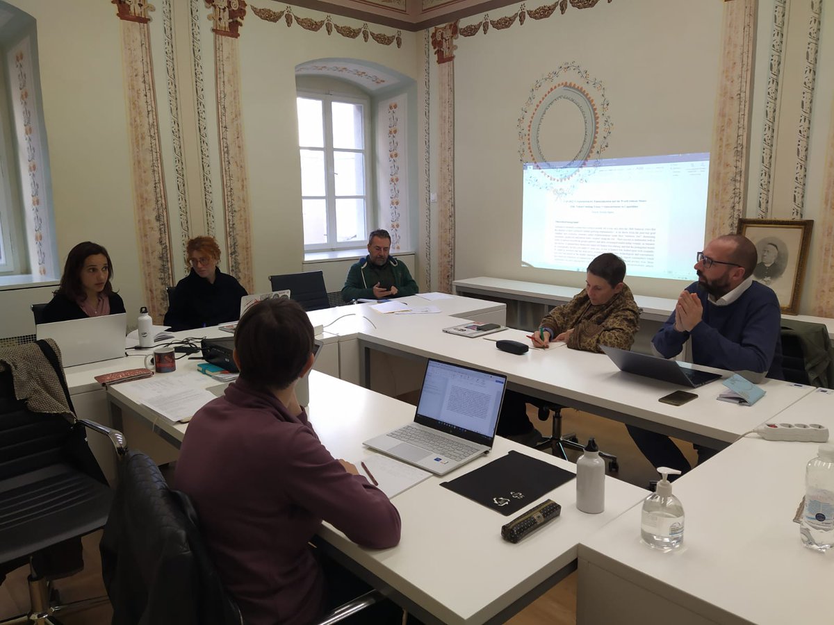 cas_see_uniri's tweet photo. DAY 1 - #CASSEE @UniRijeka Fellows' Project Surgery Week
Emilia Marra opened the session with her study on cryptocurrencies, while Nicola Camilleriโs presentation was centered on shooting associations in Imperial Germany.
Fellowships are enabled by @erstefoundation @RockBrosFund. https://t.co/e0dzkPIg69