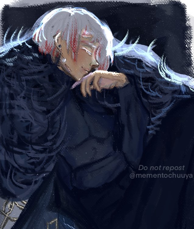 mementochuuya's tweet photo. #artistsontwitter hey I’m primo! I draw on my phone and I’m Filipino. I like painting, Dazai, and painting Dazai. https://t.co/WxLRqIewqk
