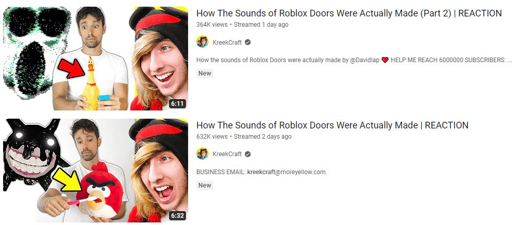 How the sounds of Roblox Doors were actually made 