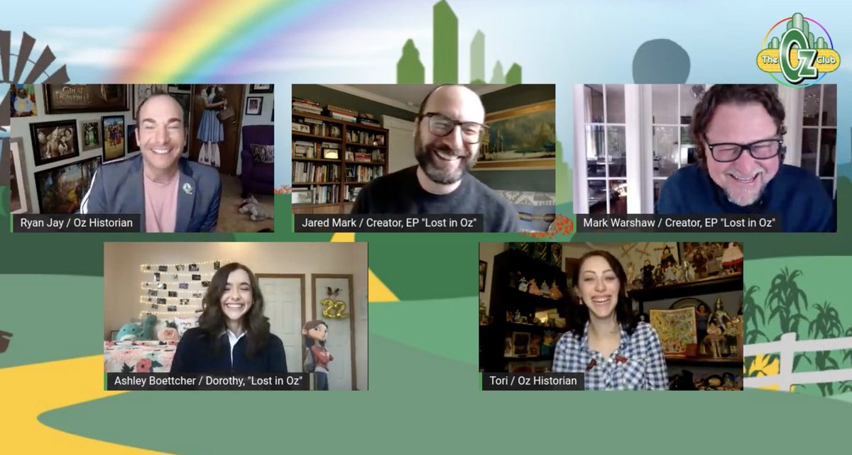 Talk about a magical time! We #LostInOz creators, along with <a href="/BoettcherAshley/">Ashley Boettcher</a> had the opportunity to talk with  <a href="/RyanJayReviews/">Ryan Jay</a> &amp;  <a href="/TheOZVlog/">Tori</a> about the future of #Oz! Check out the interview &amp; get ready to #GoForth into the next chapter this Friday, 11-11
fb.watch/gGkM_BXzxh/