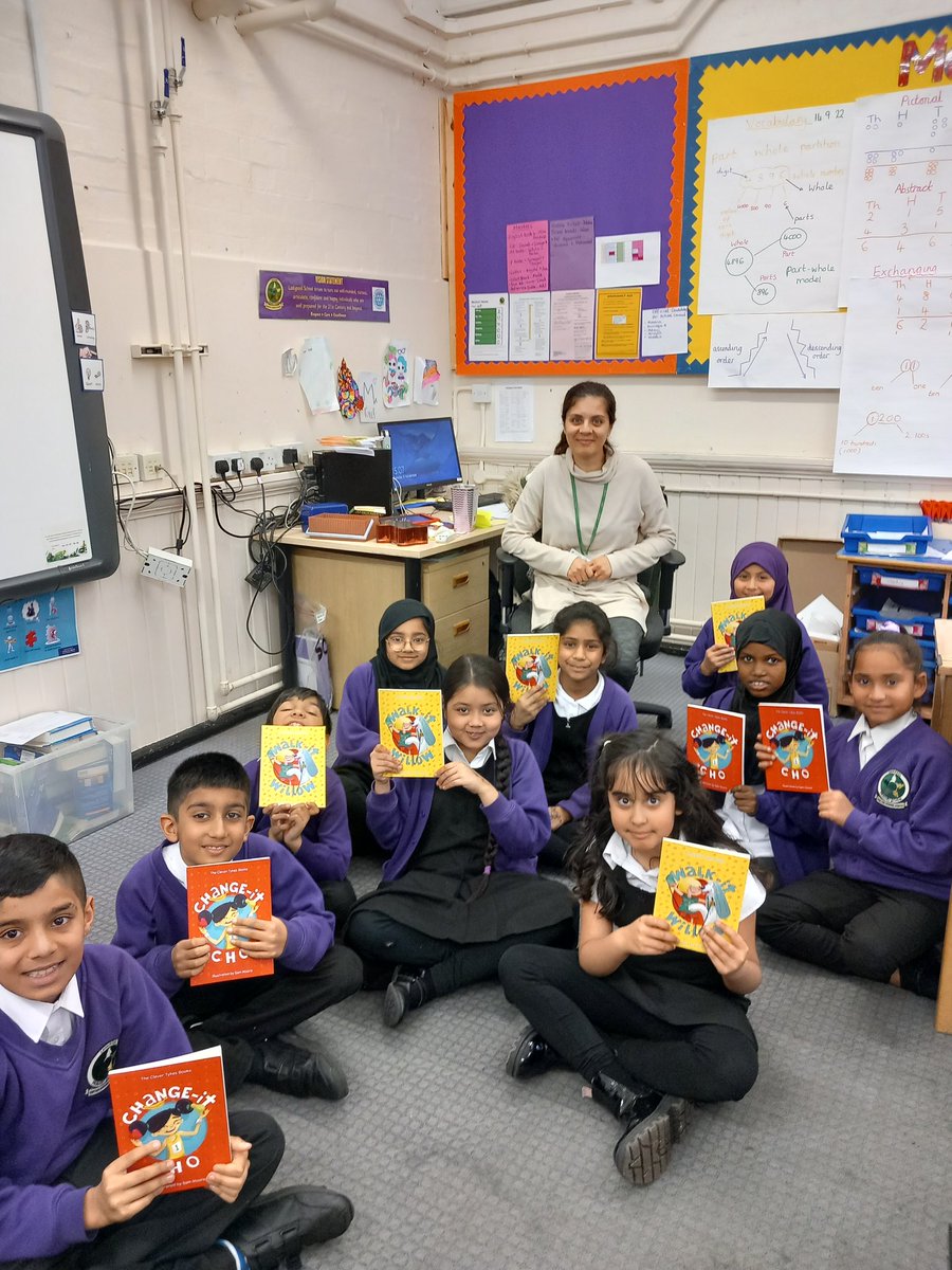 Children in Years 3 and 4 were absolutely thrilled as they took home a book each! A massive thank you to <a href="/CleverTykes/">Clever Tykes</a> <a href="/HistoryActivity/">Black History Activity Books</a> and <a href="/TitanBirmingham/">Titan Partnership #ThinkTitan</a> for such generosity! Mrs Rouf said she couldn't wait to hear all about the stories in the morning! #RespectCareExcellence