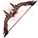 LineageW_JP's tweet photo. #リネージュW #アイテム辞典
「隊長 クルートの弓」✨

同族との軋轢の果てに赤い月の呪いを招いた、ウェアウルフの族長クルートの弓。
赤い月がウェアウルフ達を襲った最初の殺戮の夜、クルートは同族の骨で弓と矢を、筋をねじって弓の弦を作った。 https://t.co/CjgCV3Ua0j