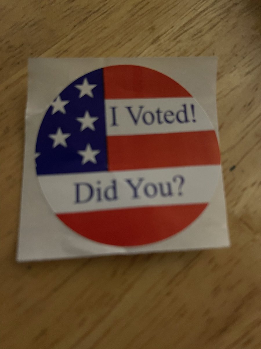 HoosierWolfGirl's tweet photo. @rsjrfanworld @dicksp8jr I said I was leaving work early to go do my civic duty. https://t.co/cT6hyq44hZ