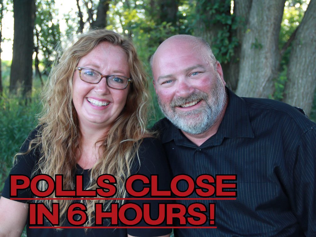 Have you voted yet? There’s only 6 hours left until the polls close. Need help voting? Reach out and we’ll help out. Let’s rock this vote!