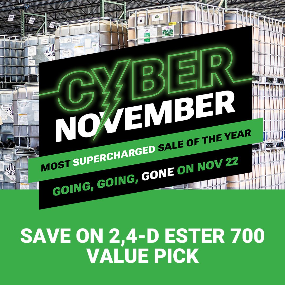 FBN® has great deals available on 2,4-D Ester while supplies last! A great option for post emergent control of many broadleaf weeds in cereal crops, the herbicide is currently in stock and ready for purchase on FBN.com. 🛒 Buy Now > 
bit.ly/3NNGiFg