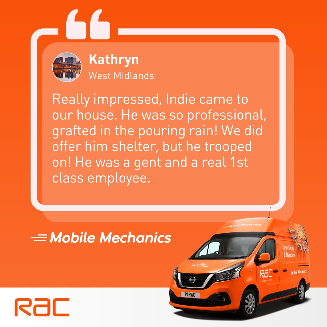 TheRAC_UK's tweet photo. Hate leaving the house in the rain? Typical British weather... 🌪 🌧️⚡

Why not let our mobile mechanics service or repair your car on your driveway 👉  https://t.co/9FxhwLQz0M https://t.co/03IbiQ6A56