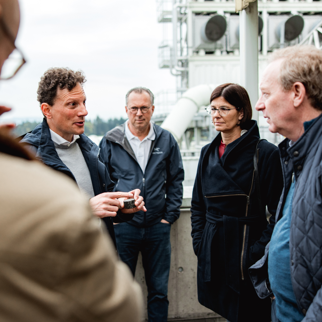 'I have come to Switzerland but what I'm really looking at is the future'. As part of his journey through Switzerland, @BradSmi, @Microsoft's vice chair and president, visited the world's first commercial direct air capture (DAC) facility in Hinwil, near Zurich, Switzerland.