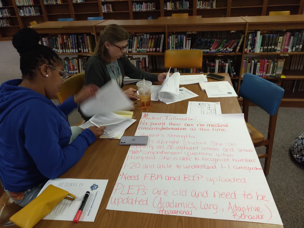 FCPS_SUPPORT's tweet photo. Practice makes perfect..Reviewing IEP writing to make sure our students are always receiving the best services possible. @katawoods51 @Supt_Hamlett @FCPSchoolsTN #EVERYSTUDENTEVERYDAY #SPECIALPOPULATIONS https://t.co/96yuSXvRDV