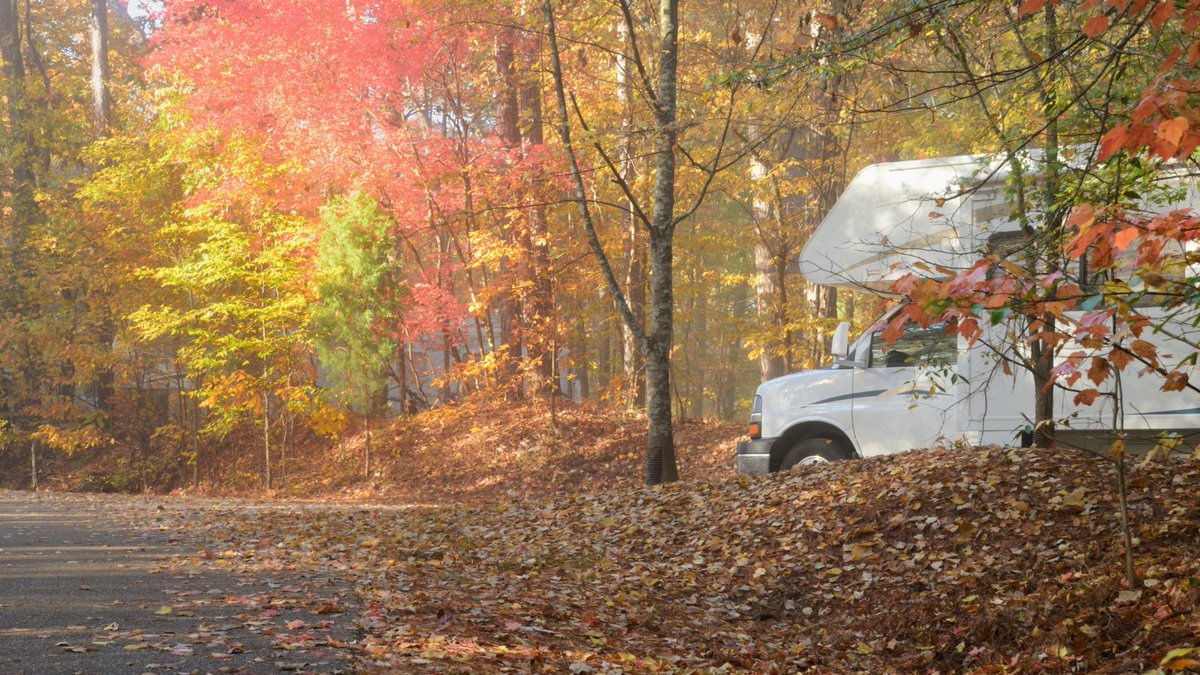 With chilly walks and hot chocolate around the campfire, autumn can be a fabulous (and less crowded) time for touring. Unsure where to go? Here are the best places in the UK to see autumn colours: bit.ly/3NIbpSE