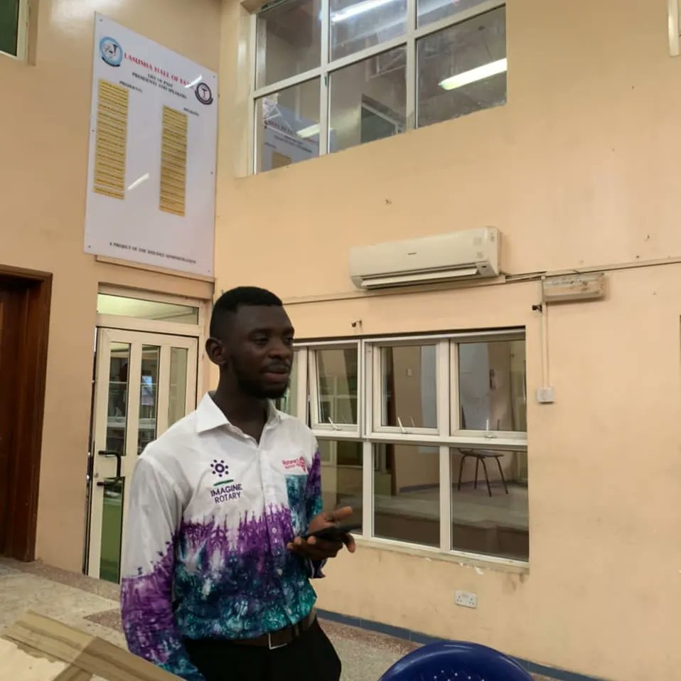 LasucomRotaract's tweet photo. The Rotaract Club of LASUCOM had her November Fellowship themed "Rotary Foundation Mouth" on 8th November 2022.
Rotr. Abdulwahab B. Akinlade was invited to talk on the topic "The Rotary Foundation: Facts, History and Purpose". https://t.co/mOZJhmDT2V