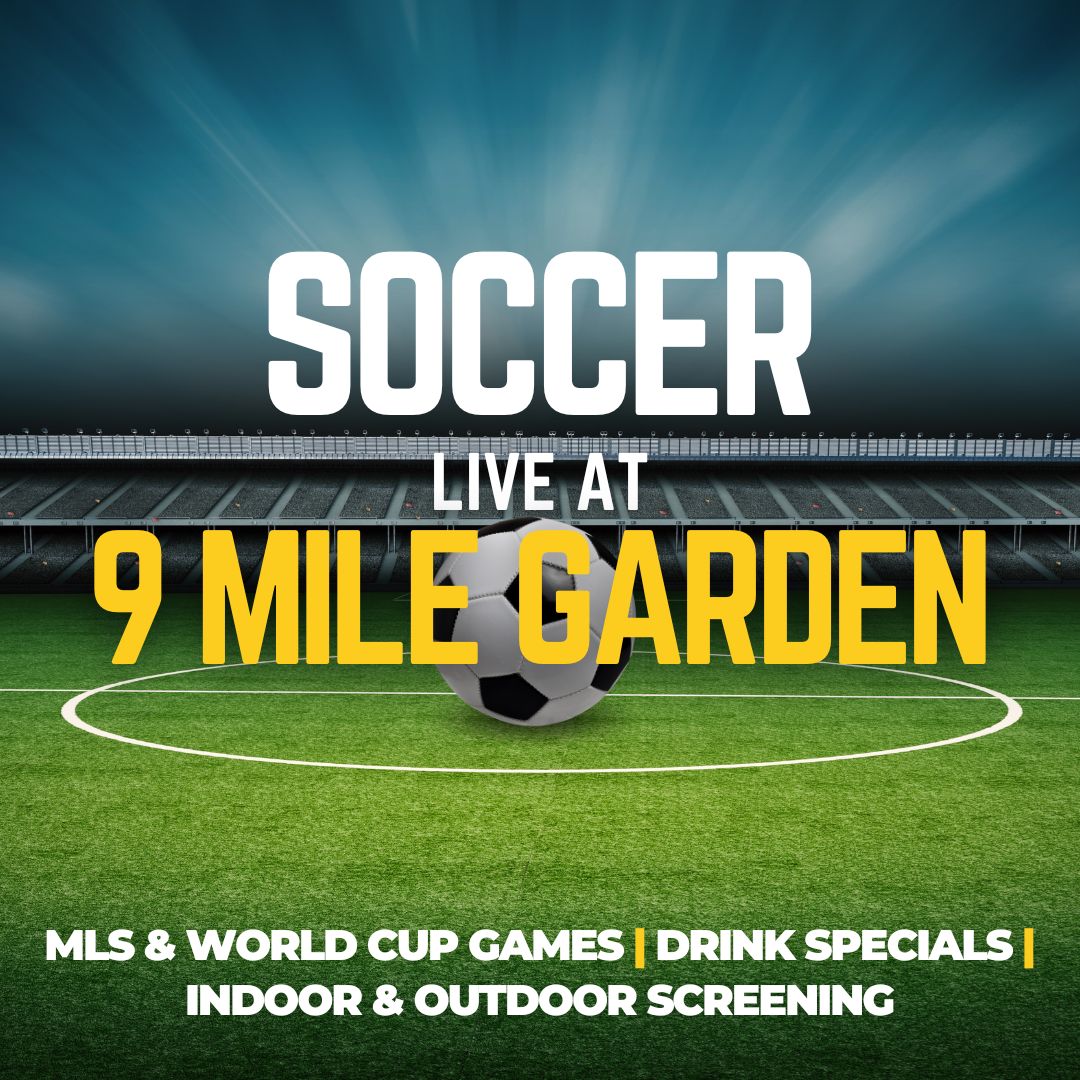 9milegarden's tweet photo. Calling all Soccer Fans! Make 9 Mile your home base for all things Soccer. We'll be showing the World Cup and STLCity games! ⚽🥅

#9MileGarden #9MG #SenecaCRE #canteen #foodtrucks #supportlocal #stlbeer #beergarden #drinks #stl #stlouis #STLCITYSC #soccer #mls #soccercity https://t.co/NwbKBt4OHY