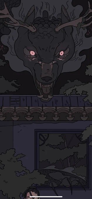 A couple closeups!  Amun and his steed avoiding the sand dragon's poison Tenchi playing the world's most dangerous game of hide and seek with the inky night dragon 