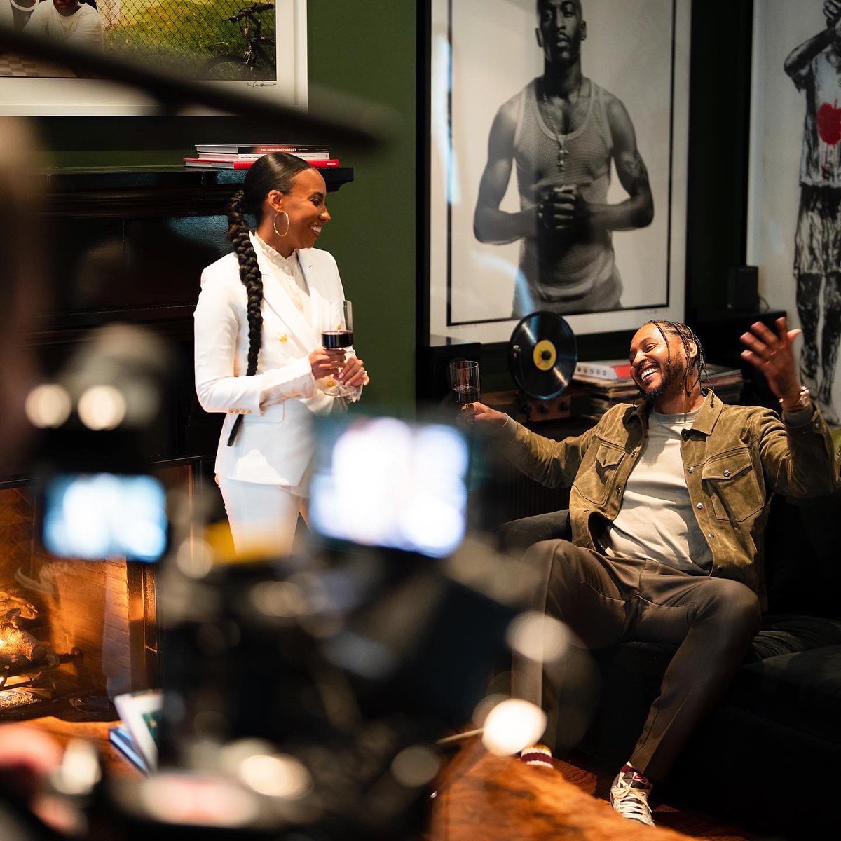 carmeloanthony's tweet photo. Benefits of a @viin7estate photoshoot? All the 🍷 you want. Oath of Fidelity is out now! Limited bottles available. Order yours today: https://t.co/fWFMTOM7qW https://t.co/lNp6qZ52CA