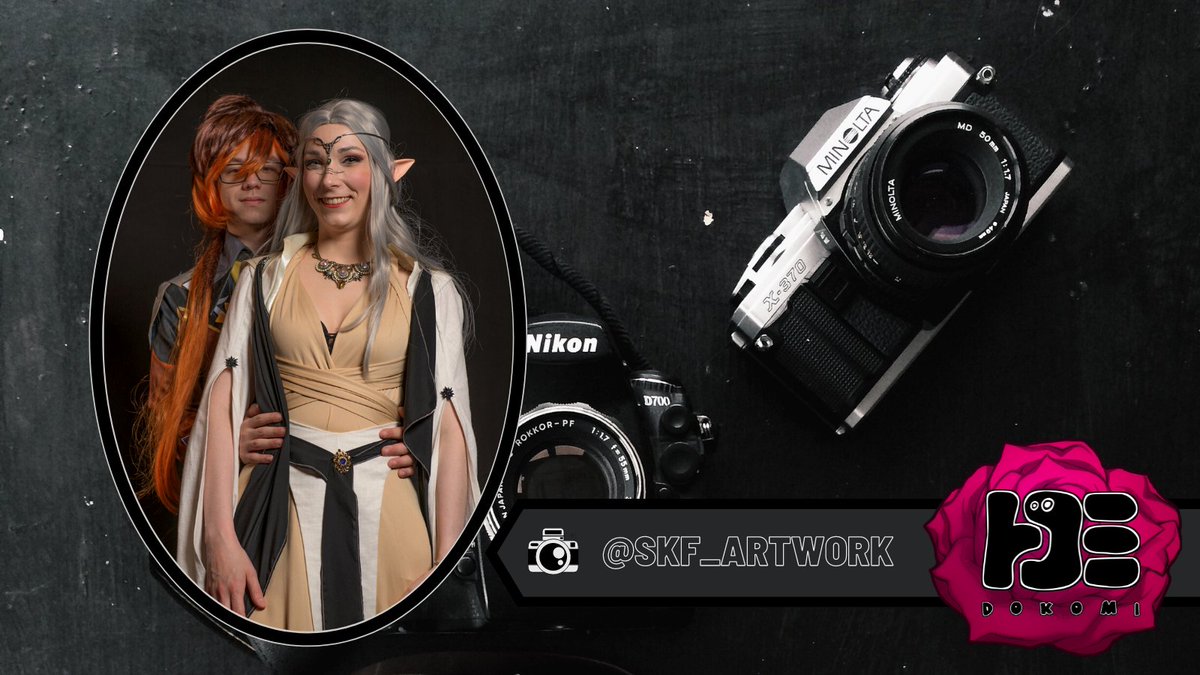 In diese dunklere Jahreszeit heißen wir euch willkommen mit Bildern von unserer schwarzen Fotostation. Monochromer Hintergrund heißt nicht gleich langweilige Bilder - hier können eure Kostüme und all ihre schönen Details noch besser im Vordergrund glänzen.

#DokomiBall #Cosplay