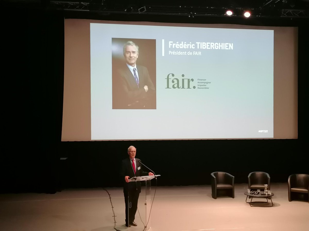 Label_Finansol's tweet photo. "Nous sommes confiants sur le fait que le nombre d'épargnants solidaire va continuer à croître, malgré une période non favorable, grâce à nos efforts commun de pédagogie et d'information" - Frédéric Tiberghien, Président de FAIR #GPFS22 https://t.co/LPBDiBMY5M