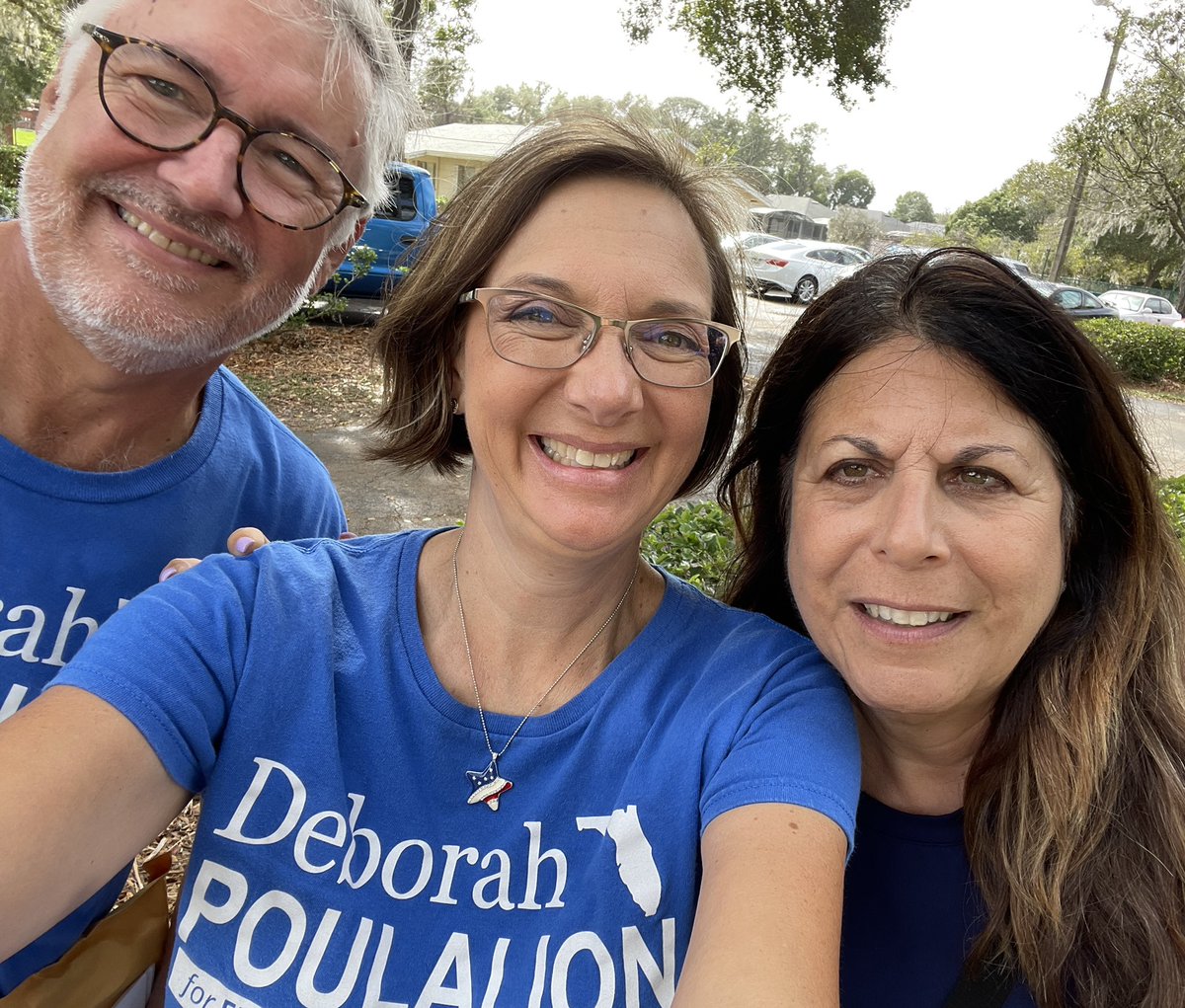 I’ve been rained on too many times to count! But we are out at voting locations, passing out voter guides. Keep voting!