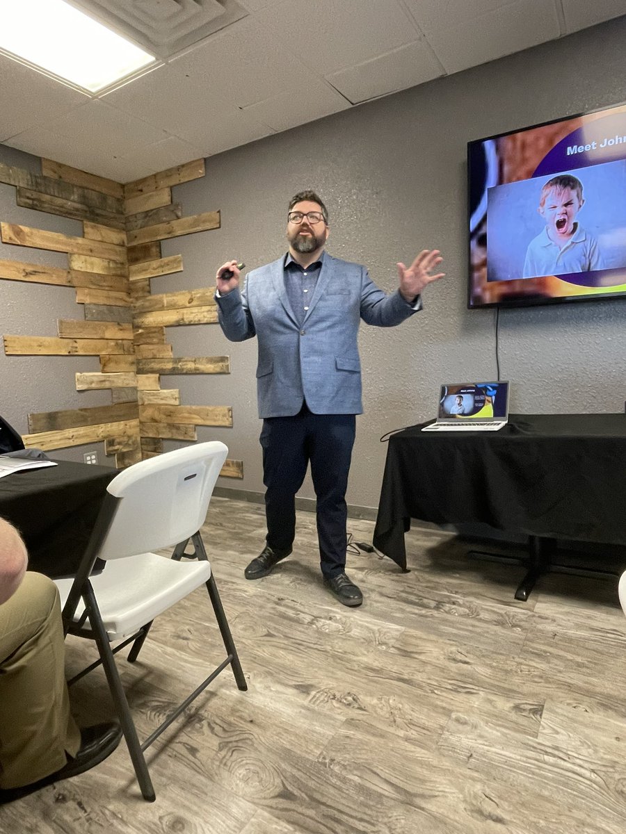 BolandKati's tweet photo. Thank you, Josh Varner for your presentation about trauma in our schools at our November NEMOASSP meeting today!  Great information to take back to our students and staff, don’t underestimate the power of a smile! @NASSP @MOASSP @JoshVarner65 https://t.co/qYgYIiJBYd