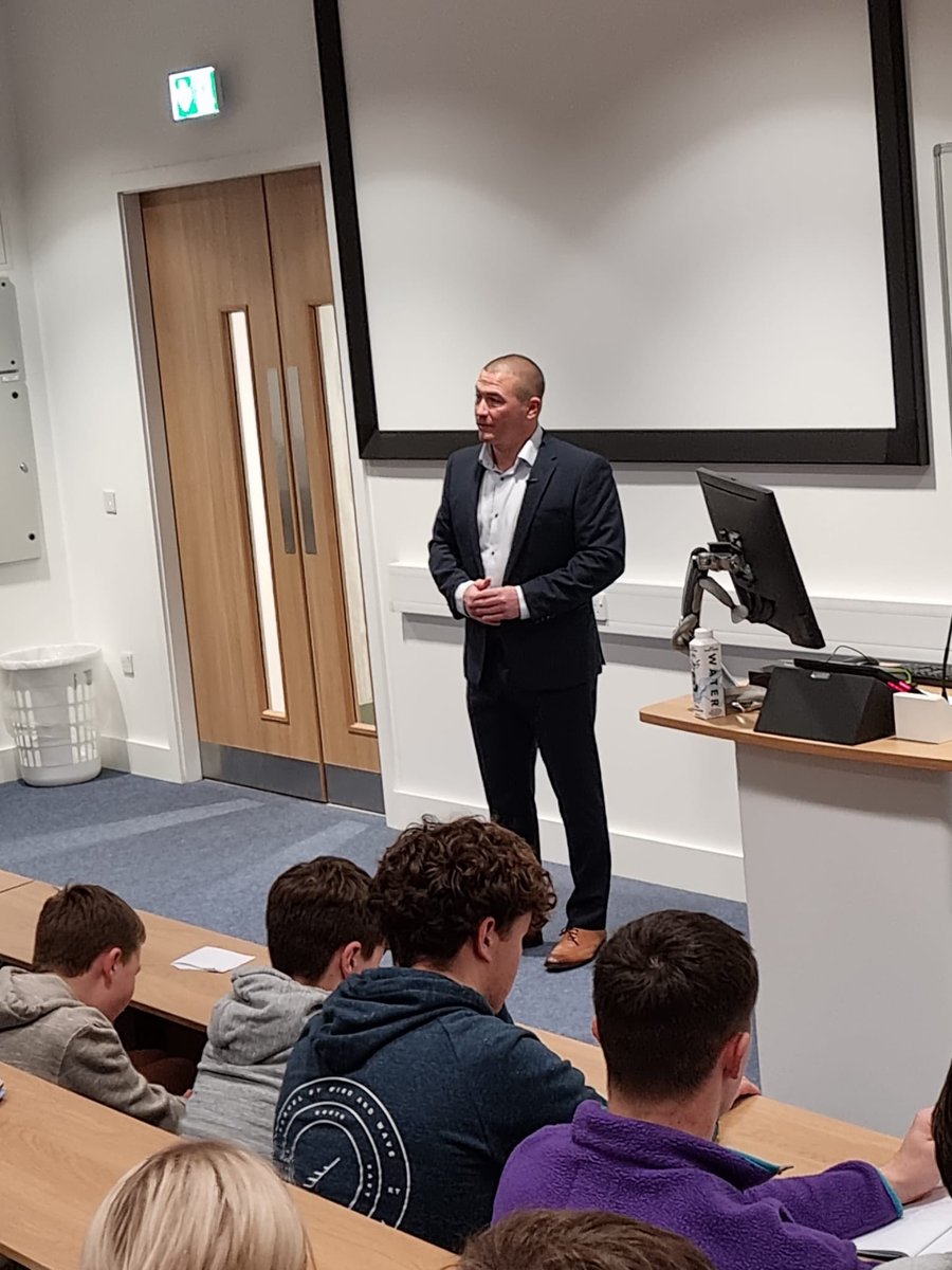 Fair to say the room is captivated! Neil McCabe <a href="/nemodfb/">Neil McCabe</a> inspiring us all to become the change needed to build a better future. Great Q&amp;A in session here 💡<a href="/WeAreTUDublin/">TU Dublin / OT Baile Átha Cliath</a> <a href="/SDGliteracy/">SDGliteracy</a> #climateactivism #connectEd #bethechange ♻️