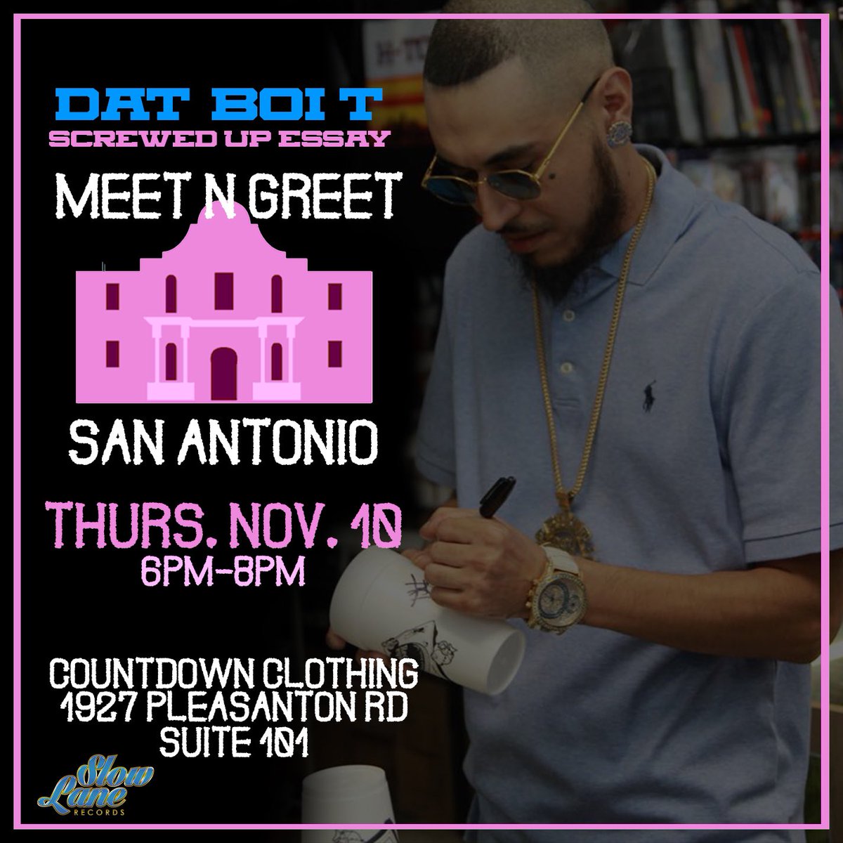 Thursday I’m in #SanAntonio PULL UP‼️