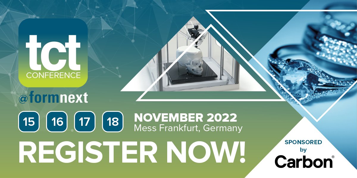 thetctgroup's tweet image. We look forward to seeing you at TCT Conference @ Formnext.

Not got your tickets yet? Here&apos;s the link: ow.ly/beVX50LvWNY

#3Dprinting #additivemanufacturing #TCTConference
@formnext_expo