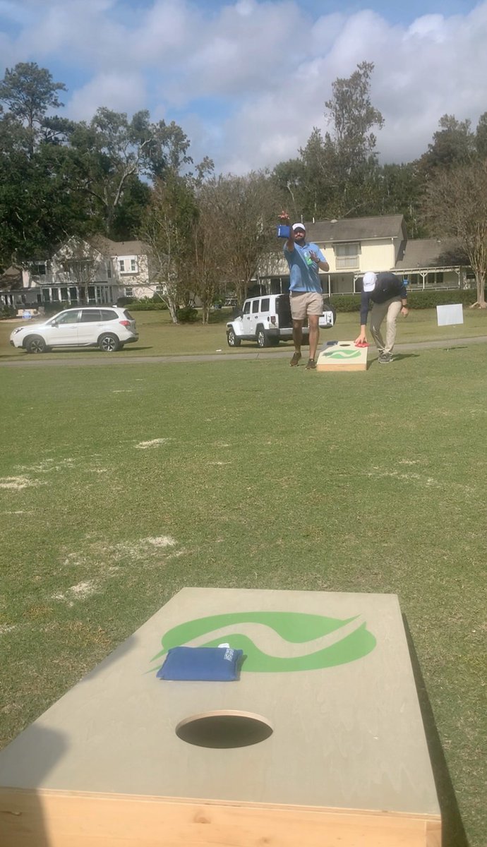 Netchex's tweet image. Last Friday our team had a great time sponsoring a hole in the Pig Charity Golf Tournament to support local charities in St. Tammany Parish, Louisiana. Netchex also had some skin in the game! Our foursome showed up and showed out. ⛳️ #NetchexCares #TechCares
