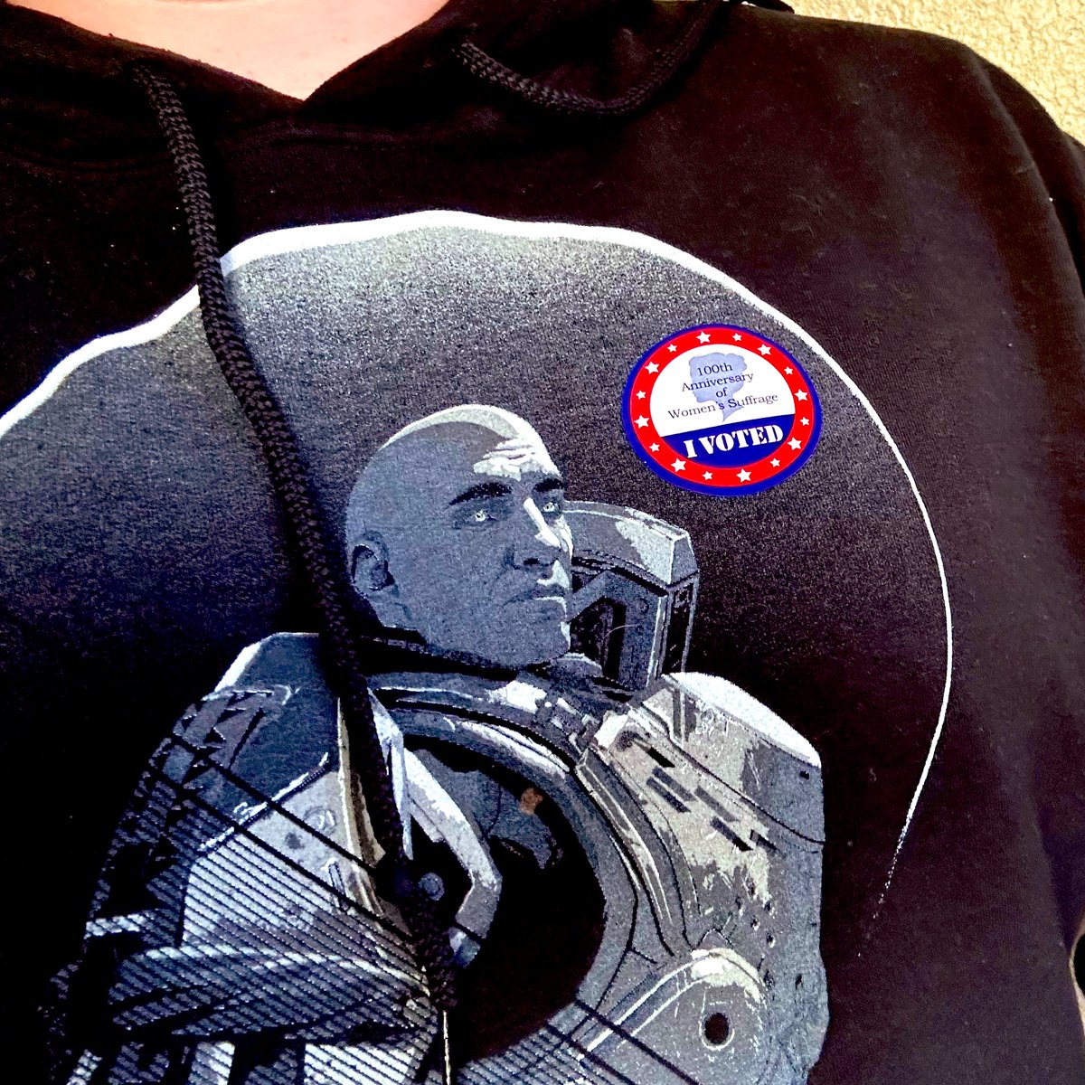 MitchWindoo's tweet photo. @lancereddick how would Zavala say “I Voted”? https://t.co/hKSN4VONhQ