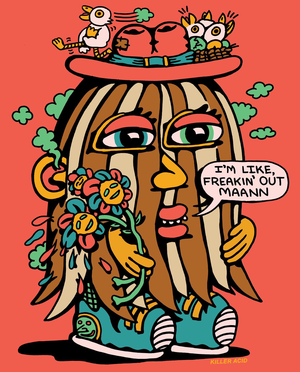 GM. This is me looking at the markets today maann LOL

Freaking Out - <a href="/killeracid/">KILLER ACID 🎷🐛</a> 
#curativecollektion @curativecompany