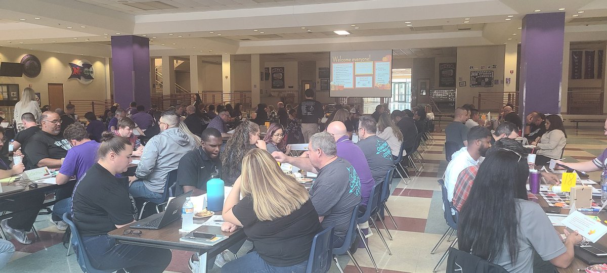 Thank you to Mrs. Trish Hinze for leading our Warriors in PD today. #fundamental5 #WarriorNation