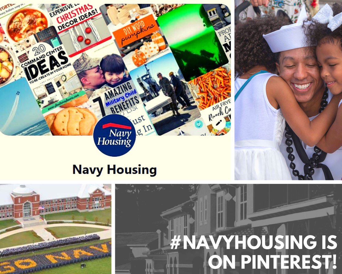 #TipsTuesday #DidYouKnow that #NavyHousing is on Pinterest? We have boards for each installation- including floor plans, photos, military life tips and more! #HOOYAH See more: pinterest.com/NavyHousing