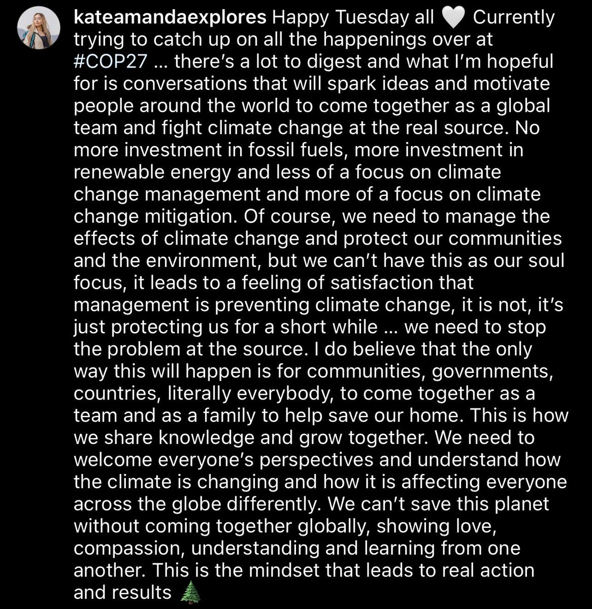 #COP27 🌲⛰🤍