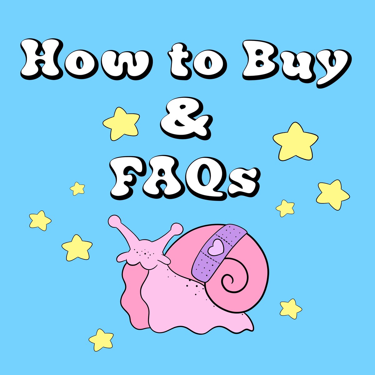 Marshmallowdrln's tweet photo. I’ve made a new FAQ! 🐌💕 https://t.co/5WuTsTTzC4