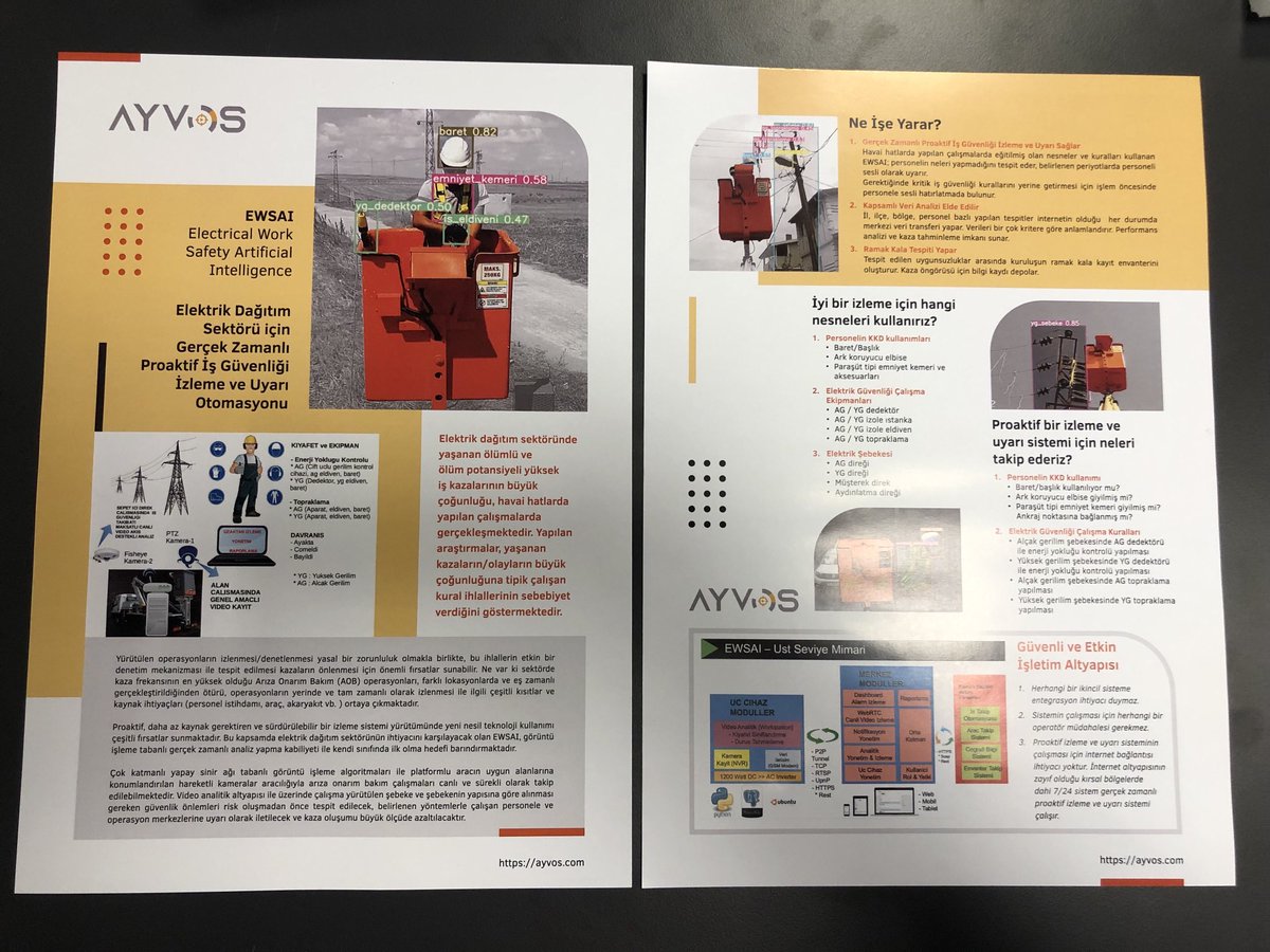 ⁦<a href="/ElderBilgi/">Elder</a>⁩  tarafindan duzenlenen Elektrik Dagitim Sirketleri’nin aktif katilimcilari oldugu etkinlikte EWSAI urunumuz ile pro-aktif ve ramak kala yaklasimli yapay zeka tabanli goruntu isleme altyapili urunumuzu yakindan tanimak icin 23 no’lu Ayvos standimiza bekliyoruz.