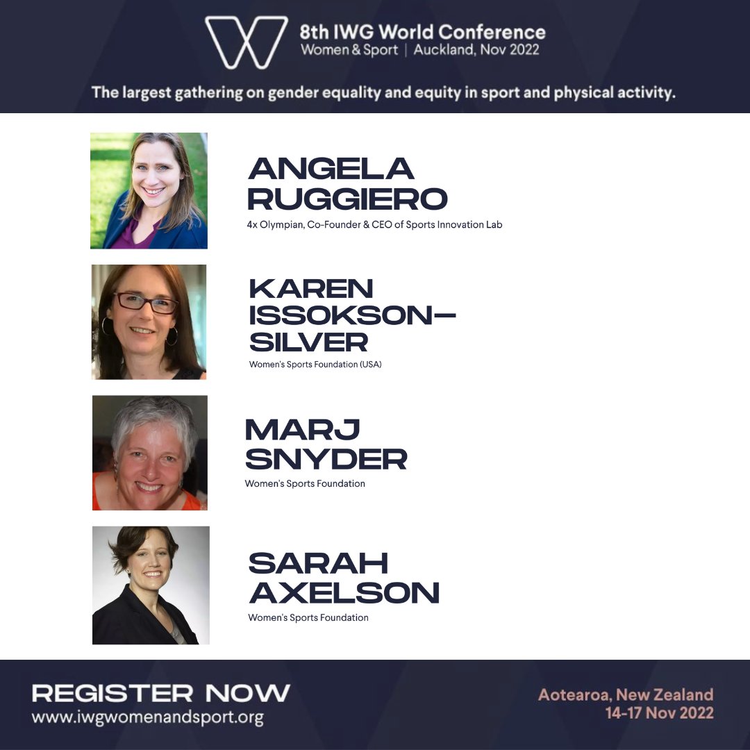 WomensSportsFdn's tweet photo. #TakeActionTuesday: Leaders in sport from around the world are coming together Nov 14-17 for the 8th @IWGWomenSport World Conference to empower & advance gender equity & equality for women & girls in sports/physical activity worldwide. https://t.co/Gc4xuzquR7 #TheEquityProject https://t.co/ptfCfmhmPs