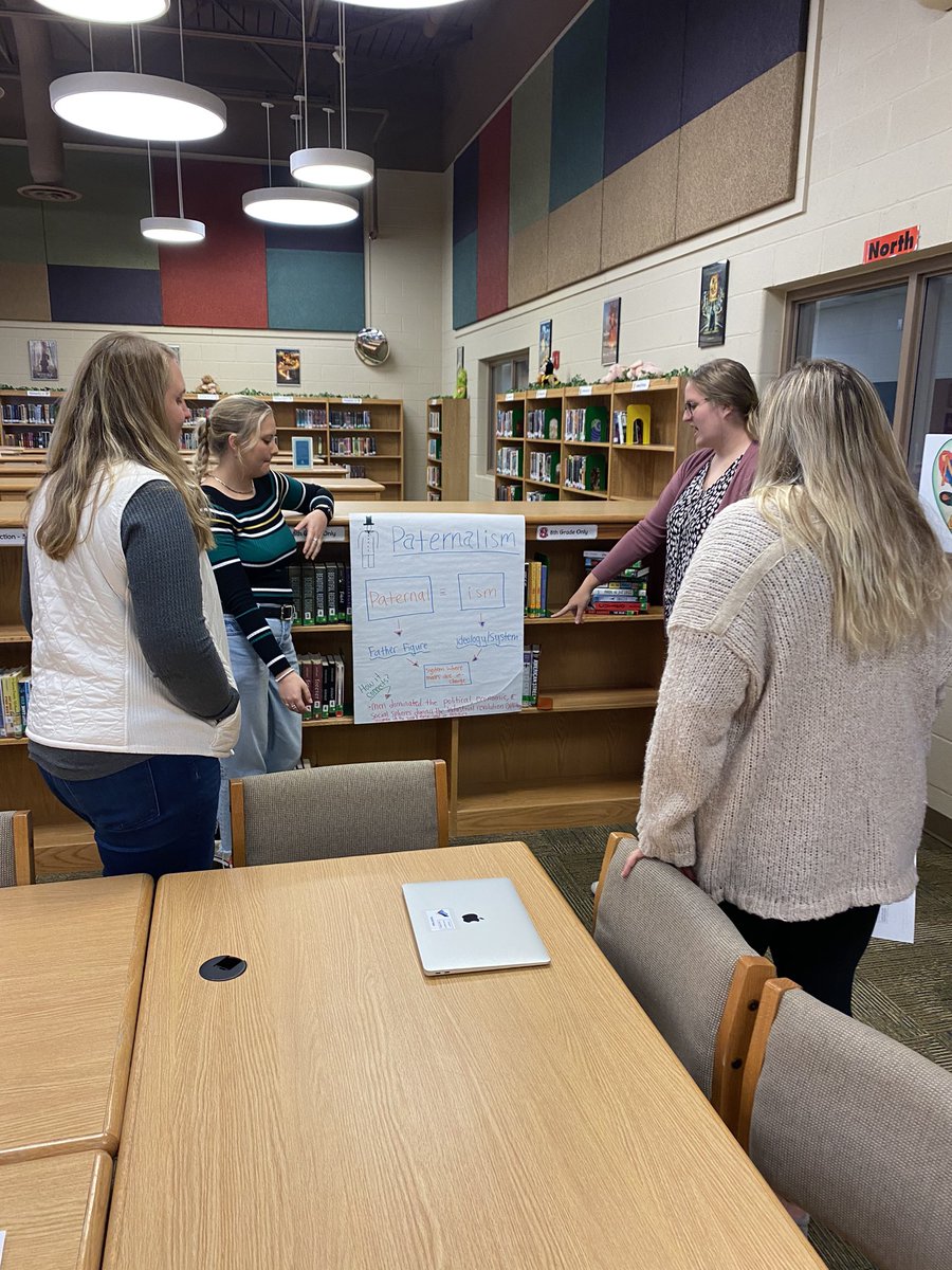 KCliteracylady's tweet photo. Cross-curricular planning with @GV_Schools middle school ELA & SS teachers! ❤️ Categorizing historical images, planning explicit vocabulary instruction and writing statements that provide evidence & utilizing academic vocab - great day of learning & collaboration! #GVEaglePD https://t.co/79VrtjelZN