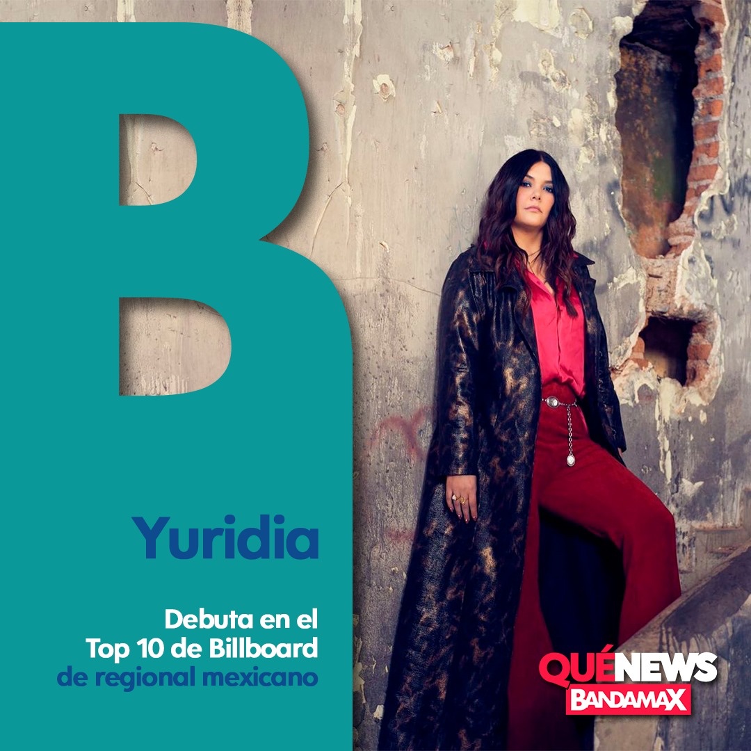 Quenewsbandamax's tweet photo. .@yuritaflowers la sigue rompiendo con su nuevo álbum “Pa’ luego es tarde”, pues acaba de debutar en el Top 10 del chart de álbumes de regional mexicano de Billboard, entrando en el puesto #7. https://t.co/VtbXBFtdtT