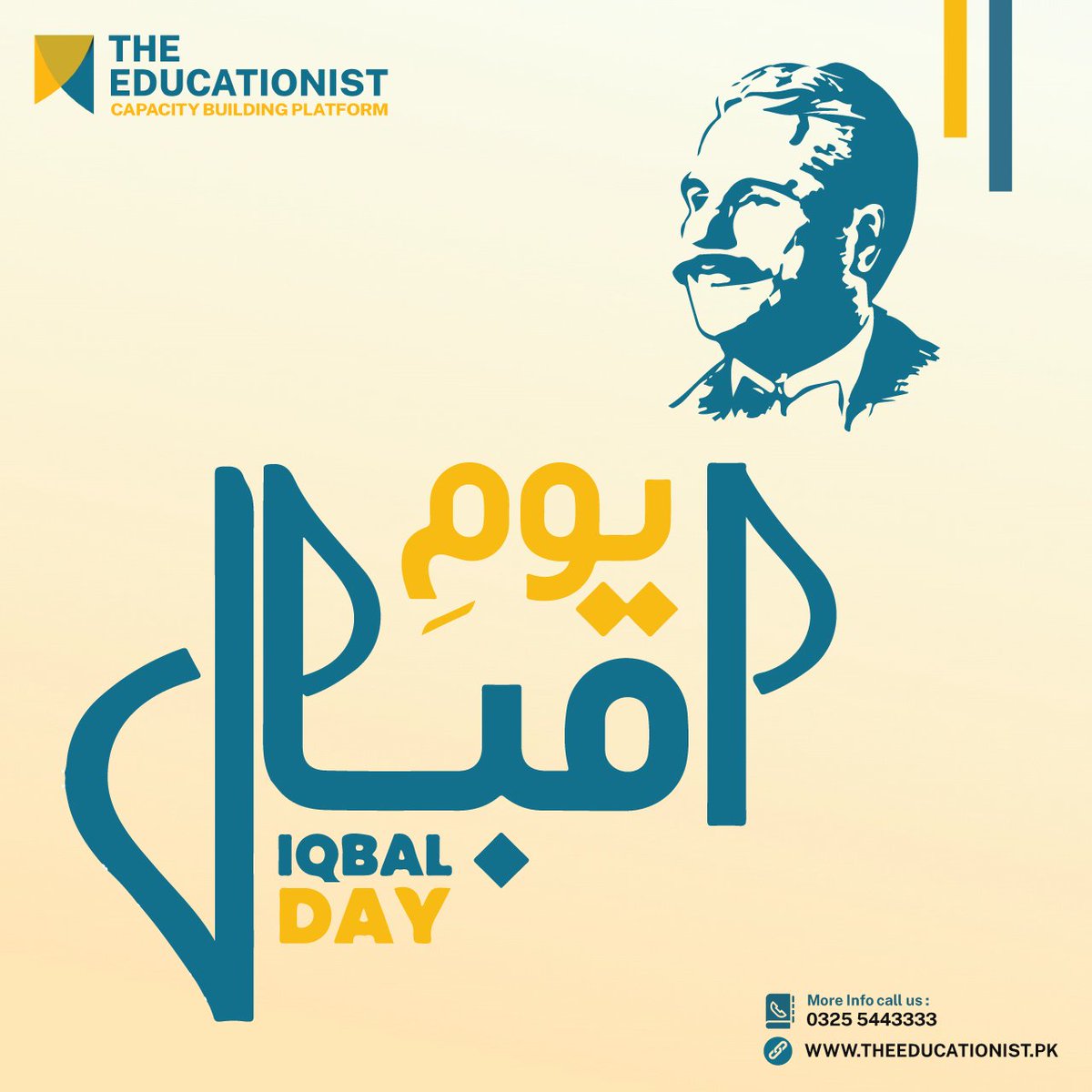 atEducationist's tweet photo. Iqbal Day (Yom-e Iqbal), the birthday of Allama Muhammad Iqbal on the 9th of November is celebrated universally in the entire world to compliment Iqbal, the “Poet of the East” every year.

#TheEducationist #TheEducationistDotPk #AtEducationist https://t.co/gzUFonmyOI
