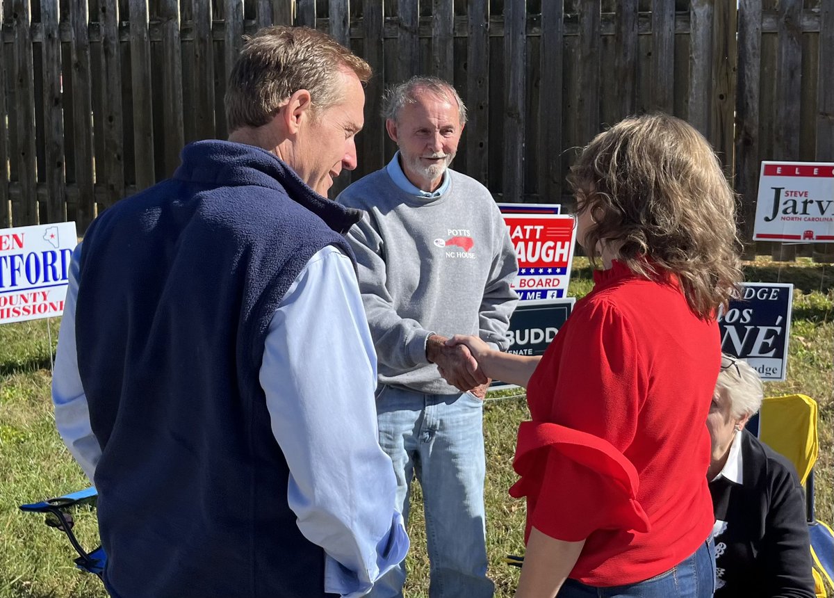 Made a few more stops where I met with folks who are ready to stop the Biden/Beasley agenda. North Carolina there is still plenty of time to go VOTE! #ncsen #ncpol