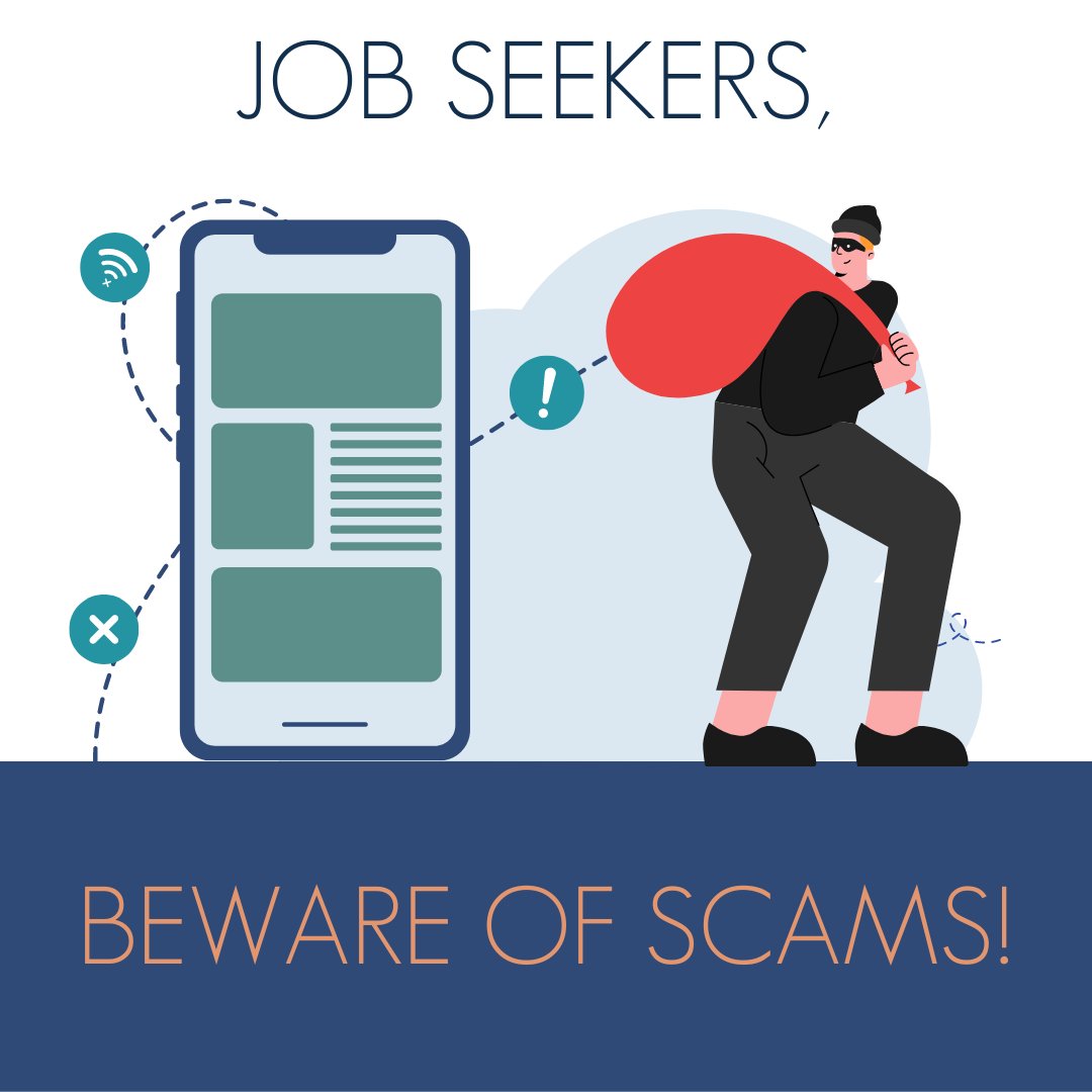 ValeyneGrotrian's tweet photo. Job seekers, scammers steal information from online resumes. Then fake interviews &amp; onboarding processes give them the info they need to steal identities. https://t.co/uUVOyl7eNg

#jobsearch #careercoach #scams #careerdevelopment  #careertransition https://t.co/Su4uFPEikv