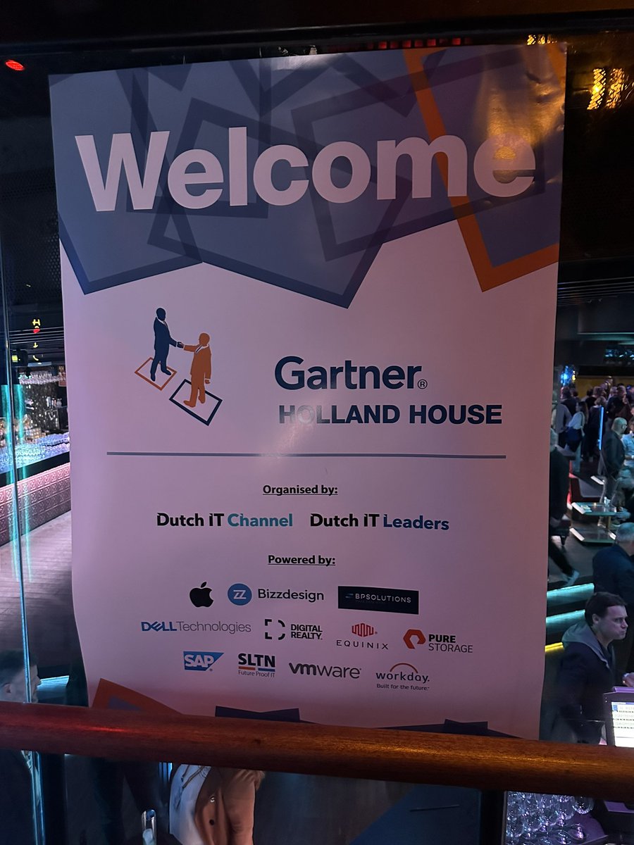 Another great day at the @Gartner_inc IT Symposium/Xpo ends queuing at the 🇳🇱 social event…#GartnerSYM #DutchITchannel