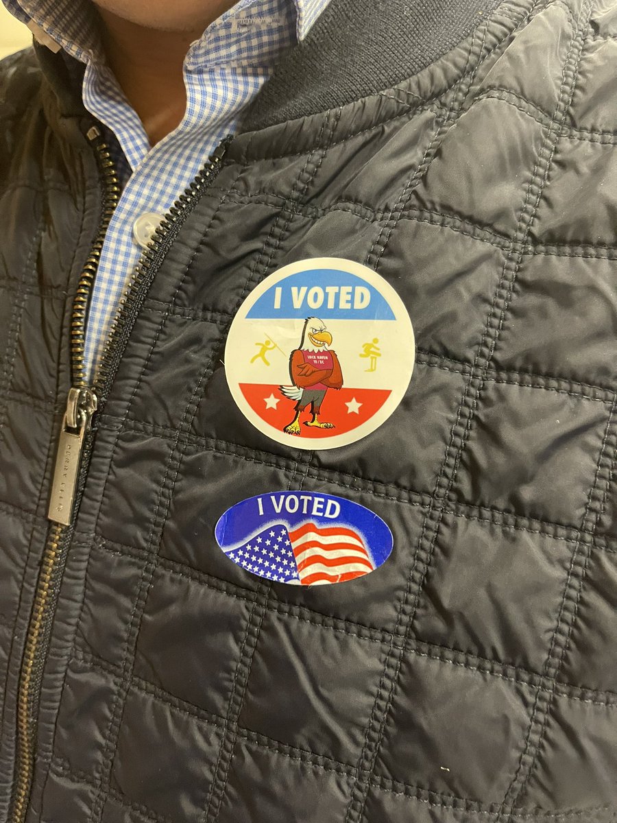LockHavenWrstl's tweet photo. Election Day...its your Civic duty...LHU Wrestling appreciates those that are voting today. Your vote matters ☑️ #VoteToChange @HavenAthletics @LockHavenUniv https://t.co/IofGULaMni