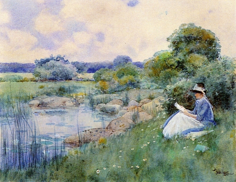 childe_hassam's tweet photo. Woman Reading, 1885 #hassam #childehassam https://t.co/xA0PLnznuO https://t.co/XIspsc8ge6